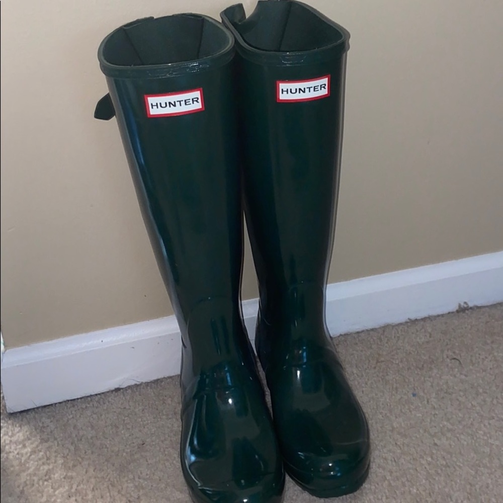 Dark green Hunter Boot